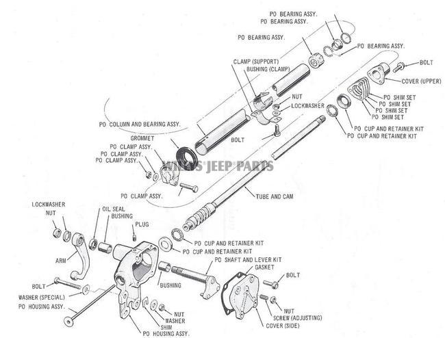 Jeep part steering willys #2