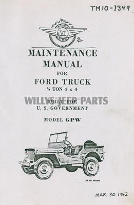 Jeep Willys MB Ford GPW Hotchkiss M 201 4X4 ARBOUX 2018 manuale tecnico